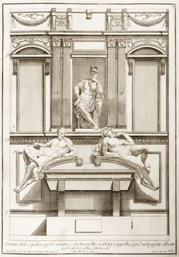  Ruggieri Ferdinando : Studio d'architettura civile sopra gli ornamenti di porte e finestre colle misure, piante, modini, e profili, tratte da alcune fabbriche insigni di Firenze...  Bernardo Sansone Sgrilli  - Asta Libri, Manoscritti e Autografi - Libreria Antiquaria Gonnelli - Casa d'Aste - Gonnelli Casa d'Aste