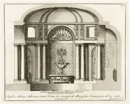  Ruggieri Ferdinando : Studio d'architettura civile sopra gli ornamenti di porte e finestre colle misure, piante, modini, e profili, tratte da alcune fabbriche insigni di Firenze...  Bernardo Sansone Sgrilli  - Asta Libri, Manoscritti e Autografi - Libreria Antiquaria Gonnelli - Casa d'Aste - Gonnelli Casa d'Aste