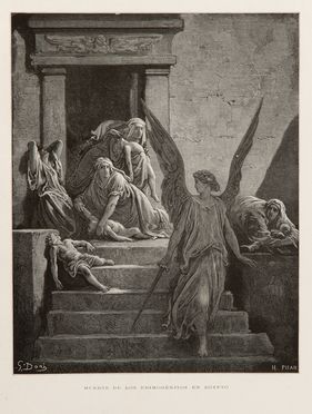 La Sagrada Biblia traducida de la Vulgata Latina al espanol, aclarado el sentido de algunos lugares con la luz que dan los textos oriiginales Hebreo y Griego, [...] por D. Felix Torres Amat  [...] Nueva edicio illustrada por Gustavo Doré ... Religione  Felix Torres Amat, Gustave Dor  (Strasbourg, 1832 - Paris, 1883)  - Auction BOOKS, MANUSCRIPTS AND AUTOGRAPHS - Libreria Antiquaria Gonnelli - Casa d'Aste - Gonnelli Casa d'Aste