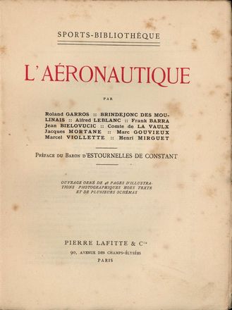  Fonvielle de Wilfred : Manuel pratique de l'aéronaute.  - Asta Libri, Manoscritti e Autografi - Libreria Antiquaria Gonnelli - Casa d'Aste - Gonnelli Casa d'Aste