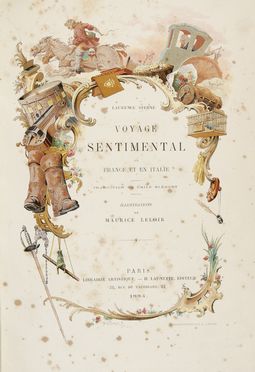  Sterne Laurence : Voyage sentimental en France et en Italie. Letteratura francese, Letteratura  Maurice Leloir  - Auction BOOKS, MANUSCRIPTS AND AUTOGRAPHS - Libreria Antiquaria Gonnelli - Casa d'Aste - Gonnelli Casa d'Aste