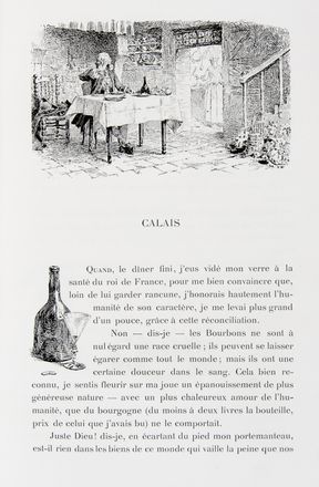  Sterne Laurence : Voyage sentimental en France et en Italie.  Maurice Leloir  - Asta Libri, Manoscritti e Autografi - Libreria Antiquaria Gonnelli - Casa d'Aste - Gonnelli Casa d'Aste