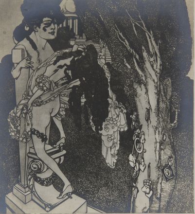  Franz Von Bayros (detto Choisy Le Conin)  (Agram, 1866 - Vienna, 1924) : Bildgaben.  - Auction Prints and Drawings - Libreria Antiquaria Gonnelli - Casa d'Aste - Gonnelli Casa d'Aste