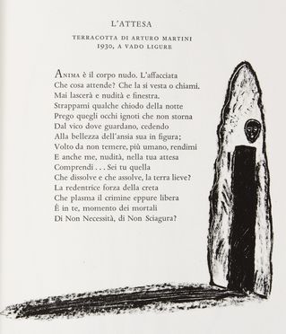  Ceronetti Guido : Storia d'amore del 1812 ritrovata nella memoria, e altri versi di Guido Ceronetti. Litografie di Mimmo Paladino.  Mimmo Paladino  (Paduli, 1948)  - Asta Libri, Manoscritti e Autografi - Libreria Antiquaria Gonnelli - Casa d'Aste - Gonnelli Casa d'Aste