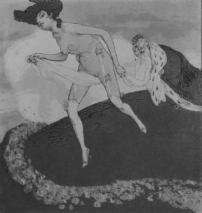  Franz Von Bayros (detto Choisy Le Conin)  (Agram, 1866 - Vienna, 1924) : Serie di tavole erotiche da Die Bonbonnière  Emil Sartori  - Asta Stampe e Disegni - Libreria Antiquaria Gonnelli - Casa d'Aste - Gonnelli Casa d'Aste