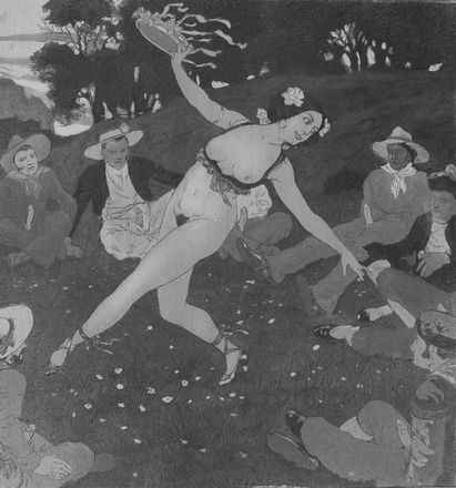 Franz Von Bayros (detto Choisy Le Conin)  (Agram, 1866 - Vienna, 1924) : Serie di tavole erotiche da Die Bonbonni&egrave;re  Emil Sartori  - Asta Stampe e Disegni - Libreria Antiquaria Gonnelli - Casa d'Aste - Gonnelli Casa d'Aste
