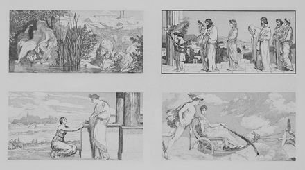  Max Klinger  (Lipsia, 1857 - Grossjena, 1920) : Otto tavole da Amore e Psiche.  - Auction Prints and Drawings - Libreria Antiquaria Gonnelli - Casa d'Aste - Gonnelli Casa d'Aste