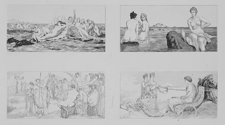  Max Klinger  (Lipsia, 1857 - Grossjena, 1920) : Otto tavole da Amore e Psiche.  - Auction Prints and Drawings - Libreria Antiquaria Gonnelli - Casa d'Aste - Gonnelli Casa d'Aste