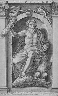  Raffaello Guidi  (Firenze, 1540 - 1613) : Quattro divinità.  - Auction Prints and Drawings - Libreria Antiquaria Gonnelli - Casa d'Aste - Gonnelli Casa d'Aste