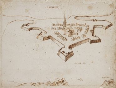 Vedute di città olandesi fortificate.  - Auction Prints and Drawings - Libreria Antiquaria Gonnelli - Casa d'Aste - Gonnelli Casa d'Aste