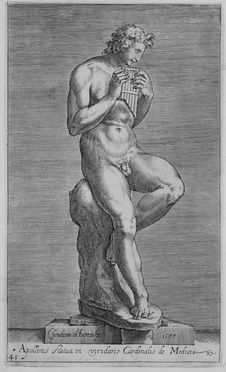  Cherubino Alberti  (Borgo San Sepolcro, 1533 - Roma, 1615) : Tre incisioni di sculture romane.  - Auction Prints and Drawings - Libreria Antiquaria Gonnelli - Casa d'Aste - Gonnelli Casa d'Aste
