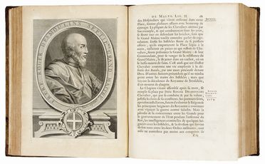  Vertot de Renè Aubert : Histoire des Chevaliers Hospitaliers de S. Jean de Jerusalem. Appellez depuis les Chevaliers de Rhodes. Et aujourd? hui les Chevaliers de Malte.  - Asta Libri, Manoscritti e Autografi - Libreria Antiquaria Gonnelli - Casa d'Aste - Gonnelli Casa d'Aste