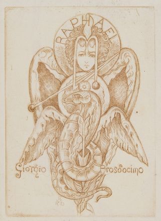  Raoul Dal Molin Ferenzona  (Firenze, 1879 - Milano, 1946) : Sei ex libris.  - Auction Prints and Drawings - Libreria Antiquaria Gonnelli - Casa d'Aste - Gonnelli Casa d'Aste