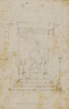 Giacomo Favretto  (Venezia, 1849 - 1887) : Tre disegni.  - Asta Stampe e Disegni - Libreria Antiquaria Gonnelli - Casa d'Aste - Gonnelli Casa d'Aste