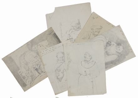  Arnaldo Tamburini  (Firenze, 1854 - 1902) : Raccolta di sessanta disegni e bozzetti preparatori.  Giovanni Muzioli  (Modena, 1854 - 1894)  - Asta Stampe e Disegni - Libreria Antiquaria Gonnelli - Casa d'Aste - Gonnelli Casa d'Aste