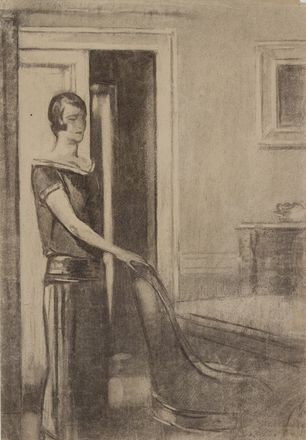  Enrico Sacchetti  (Roma, 1877 - Firenze, 1969) : Tre disegni per illustrazioni di un racconto de La Lettura.  - Asta Stampe e Disegni - Libreria Antiquaria Gonnelli - Casa d'Aste - Gonnelli Casa d'Aste