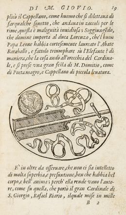  Giovio Paolo : Dialogo dell'imprese militari et amorose di monsignor Giouio vescovo di Nocera; et del S. Gabriel Symeoni Fiorentino. Con vn ragionamento di M. Lodovico Domenichi, nel medesimo soggetto. Con la tavola.  - Asta Libri, Manoscritti e Autografi - Libreria Antiquaria Gonnelli - Casa d'Aste - Gonnelli Casa d'Aste