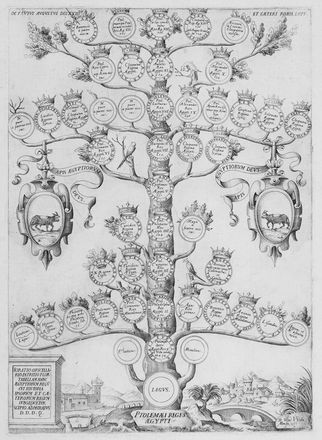  Scipione Ammirato  (Lecce, 1531 - Firenze, 1601) : Tre alberi genealogici.  - Asta Stampe e Disegni - Libreria Antiquaria Gonnelli - Casa d'Aste - Gonnelli Casa d'Aste