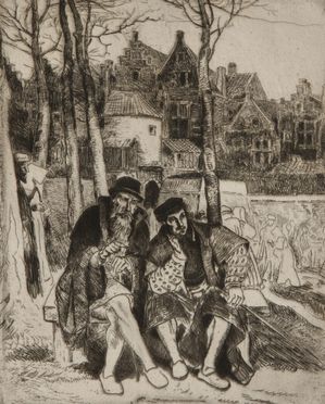  Verlaine Paul : Sonnets et Eaux-fortes.  Théophile Gautier, Jean-Baptiste-Camille Corot  (Parigi, 1796 - Ville d'Avray, 1875), Edouard Manet  (Parigi, 1832 - 1883), Félix Bracquemond  (Parigi, 1833 - 1914), Gustave Doré  (Strasbourg, 1832 - Paris, 1883), Théodore (de) Banville  - Asta Libri, Manoscritti e Autografi - Libreria Antiquaria Gonnelli - Casa d'Aste - Gonnelli Casa d'Aste