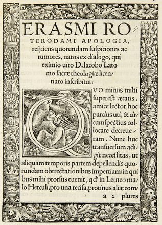  Erasmus Roterodamus : Raccolta miscellanea di 6 opere.  - Asta Libri, Manoscritti e Autografi - Libreria Antiquaria Gonnelli - Casa d'Aste - Gonnelli Casa d'Aste