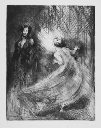  Henri H�ran [pseud. di Herrmann Paul]  (Monaco di Baviera, 1864 - Berlino, 1940) : Sechs Katnadelarbeiten zu Salome.  - Asta Stampe e Disegni - Libreria Antiquaria Gonnelli - Casa d'Aste - Gonnelli Casa d'Aste