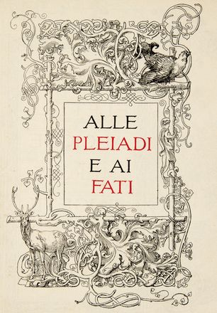  D'Annunzio Gabriele : Laudi del cielo del mare della terra e degli eroi.  - Asta Libri, Manoscritti e Autografi - Libreria Antiquaria Gonnelli - Casa d'Aste - Gonnelli Casa d'Aste