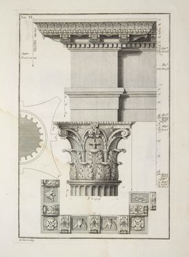  Nardi Luigi : Descrizione antiquario-architettonica con rami dell'Arco di Augusto, Ponte di Tiberio e Tempio malatestiano di Rimino. Architettura  Antonio Visentini  (Venezia, 1688 - 1782)  - Auction Manuscripts, Incunabula, Autographs and Printed Books - Libreria Antiquaria Gonnelli - Casa d'Aste - Gonnelli Casa d'Aste