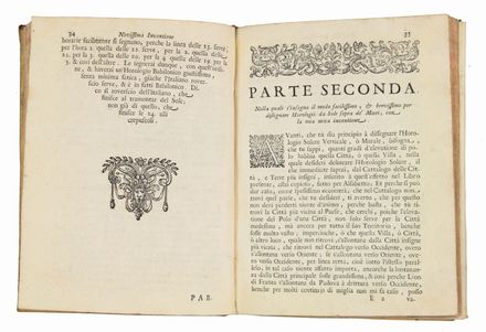  Scanavacca Bartolomeo : Novissima inventione per dissegnare con grandissima facilità, e prestezza Horologi Solari, Italiani, Babilonici, e Francesi.  - Asta Manoscritti, Incunaboli, Autografi e Libri a stampa - Libreria Antiquaria Gonnelli - Casa d'Aste - Gonnelli Casa d'Aste