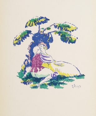  Verlaine Paul : Fêtes galantes.  Robert Étienne Bonfils  (Francia, 1886 - 1972)  - Asta Manoscritti, Incunaboli, Autografi e Libri a stampa - Libreria Antiquaria Gonnelli - Casa d'Aste - Gonnelli Casa d'Aste