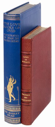  Ovidius Naso Publius : The love books...  J. Lewis May, Jean Bosschre de, Edouard Chimot  (Lilla, 1880 - Parigi, 1959), Lucianus  - Asta Manoscritti, Incunaboli, Autografi e Libri a stampa - Libreria Antiquaria Gonnelli - Casa d'Aste - Gonnelli Casa d'Aste