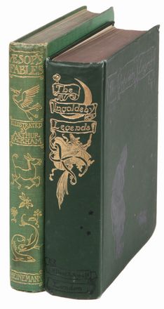  Aesopus : Fables.  Arthur Rackham, Thomas [pseud. di Barham Richard Harris] Ingoldsby  - Asta Manoscritti, Incunaboli, Autografi e Libri a stampa - Libreria Antiquaria Gonnelli - Casa d'Aste - Gonnelli Casa d'Aste