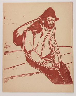  Lorenzo Viani  (Viareggio, 1882 - Ostia, 1936) : Cinque xilografie da L'Eroica.  - Asta Stampe, disegni, carte geografiche e vedute - Libreria Antiquaria Gonnelli - Casa d'Aste - Gonnelli Casa d'Aste
