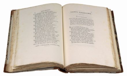  Alighieri Dante : La Divina Commedia [...] già ridotta a miglior lezione dagli Accademici della Crusca... Tomo Primo (-quarto). Dantesca, Letteratura italiana, Letteratura, Letteratura  Raffaello Morghen  (1761 - 1833), Stefano Tofanelli, Gaetano Domenico Poggiali  - Auction Manuscripts, Incunabula, Autographs and Printed Books - Libreria Antiquaria Gonnelli - Casa d'Aste - Gonnelli Casa d'Aste