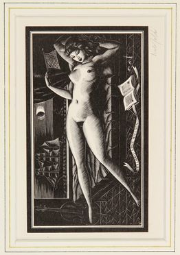  Italo Zetti  (Firenze, 1913 - Casore del Monte, 1978) : Otto ex libris.  - Asta Stampe, disegni, carte geografiche e vedute - Libreria Antiquaria Gonnelli - Casa d'Aste - Gonnelli Casa d'Aste