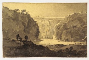 Lotto di quattro paesaggi.  - Auction Prints, Drawings, Maps and Views - Libreria Antiquaria Gonnelli - Casa d'Aste - Gonnelli Casa d'Aste