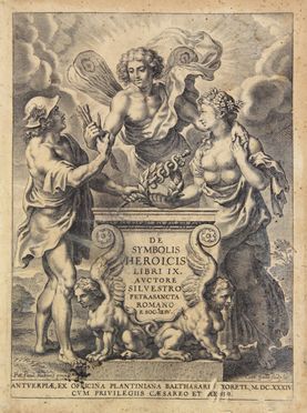  Pietrasanta Silvestro : De symbolis heroicis libri 9. auctore Siluestro Petrasancta Romano e Soc. Iesu. Genealogia, Storia, Diritto e Politica  - Auction Manuscripts, Incunabula, Autographs and Printed Books - Libreria Antiquaria Gonnelli - Casa d'Aste - Gonnelli Casa d'Aste