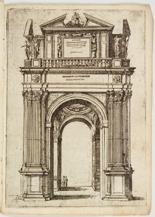  Guido Reni  (Calvenzano di Vergate, 1575 - Bologna, 1642) : Lotto di 3 pagine con illustrazioni da Descrizione degli Apparati fatti in Bologna per la venuta della Papa Clemente VIII  - Asta Stampe, disegni, carte geografiche e vedute - Libreria Antiquaria Gonnelli - Casa d'Aste - Gonnelli Casa d'Aste