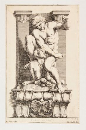  Giuseppe Maria Mitelli  (Bologna, 1634 - 1718) : Lotto di 15 stampe.  - Asta Stampe, disegni, carte geografiche e vedute - Libreria Antiquaria Gonnelli - Casa d'Aste - Gonnelli Casa d'Aste