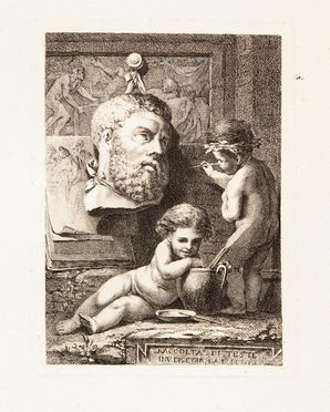  Benigno Bossi  (Arcisate, 1727 - Parma, ) : Raccolta di teste inventate, disegnate e incise da B. Bossi.  - Auction Prints, Drawings, Maps and Views - Libreria Antiquaria Gonnelli - Casa d'Aste - Gonnelli Casa d'Aste