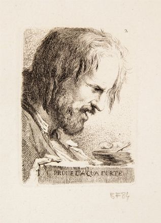  Benigno Bossi  (Arcisate, 1727 - Parma, ) : Raccolta di teste inventate, disegnate e incise da B. Bossi.  - Auction Prints, Drawings, Maps and Views - Libreria Antiquaria Gonnelli - Casa d'Aste - Gonnelli Casa d'Aste