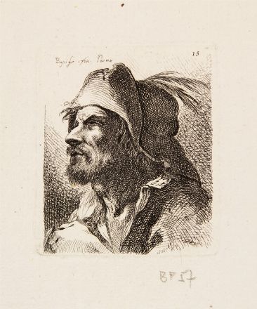  Benigno Bossi  (Arcisate, 1727 - Parma, ) : Raccolta di teste inventate, disegnate e incise da B. Bossi.  - Auction Prints, Drawings, Maps and Views - Libreria Antiquaria Gonnelli - Casa d'Aste - Gonnelli Casa d'Aste