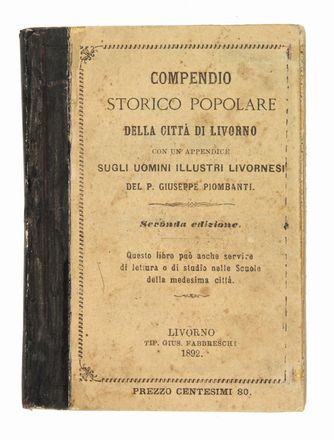  Vigo Pietro : Montenero, il santuario, il villaggio, le colline.  Adolfo Mangini, Giuseppe Somasca, Angelo Muratori, Terenzio Mamiani, Pasquale Stanislao Mancini, Neri Corsini, Umberto Ceccardi, Giuseppe Piombanti Ammannati  (San Lorenzo a Colline, 1898 - Grassina, 1996), Tullio Dandolo, Giulio Cesare Carraresi  - Asta Manoscritti, Incunaboli, Autografi e Libri a stampa - Libreria Antiquaria Gonnelli - Casa d'Aste - Gonnelli Casa d'Aste