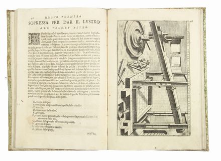  Zonca Vittorio : Novo teatro di machine et Edificii Per varie et sicure operationi co' le loro figure tagliate in Rame...  - Asta Manoscritti, Incunaboli, Autografi e Libri a stampa - Libreria Antiquaria Gonnelli - Casa d'Aste - Gonnelli Casa d'Aste