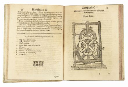  Giuseppe da Capriglia : Misura del Tempo cioè trattato di Horologij da Ruota di tre ordini... Gnomonica  Meridiane e Orologi, Scienze tecniche e matematiche  Domenico Martinelli  - Auction Manuscripts, Incunabula, Autographs and Printed Books - Libreria Antiquaria Gonnelli - Casa d'Aste - Gonnelli Casa d'Aste