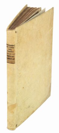  Giuseppe da Capriglia : Misura del Tempo cio trattato di Horologij da Ruota di tre ordini...  Domenico Martinelli  - Asta Manoscritti, Incunaboli, Autografi e Libri a stampa - Libreria Antiquaria Gonnelli - Casa d'Aste - Gonnelli Casa d'Aste