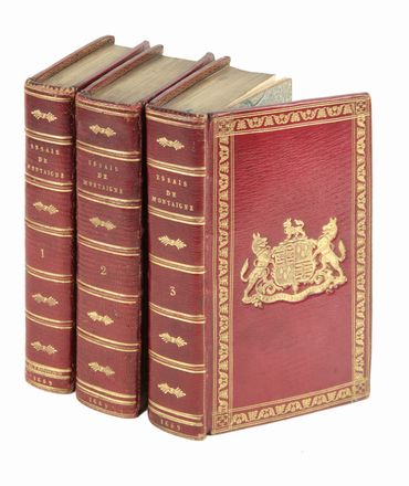  Montaigne Michel Eyquem (de) : Les Essais [...]. Nouvelle edition exactement purgée des defauts des precedentes, selon le vray original... Livre Premier (-troisieme). Filosofia, Umanesimo, Filosofia  Pierre Clouwet  (Anversa, 1629 - 1670)  - Auction Manuscripts, Incunabula, Autographs and Printed Books - Libreria Antiquaria Gonnelli - Casa d'Aste - Gonnelli Casa d'Aste