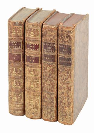  Montaigne Michel Eyquem (de) : L'Esprit [...] ou les Maximes, Pensées, Jugemens & Réflexions de cet Auteur, rédigés par ordre de Matieres. Tome premier (-seconde). Filosofia, Umanesimo, Filosofia  - Auction Manuscripts, Incunabula, Autographs and Printed Books - Libreria Antiquaria Gonnelli - Casa d'Aste - Gonnelli Casa d'Aste