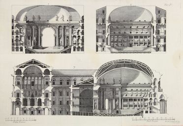  Milizia Francesco : Del teatro.  - Asta Manoscritti, Incunaboli, Autografi e Libri a stampa - Libreria Antiquaria Gonnelli - Casa d'Aste - Gonnelli Casa d'Aste