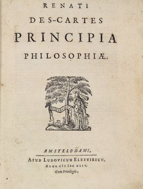  Descartes Ren : Principia philosophiae.  - Asta Manoscritti, Incunaboli, Autografi e Libri a stampa - Libreria Antiquaria Gonnelli - Casa d'Aste - Gonnelli Casa d'Aste