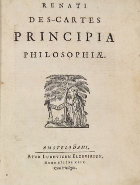  Descartes Ren : Principia philosophiae. Filosofia, Fisica, Astronomia, Scienze tecniche e matematiche, Scienze tecniche e matematiche  - Auction Manuscripts, Incunabula, Autographs and Printed Books - Libreria Antiquaria Gonnelli - Casa d'Aste - Gonnelli Casa d'Aste